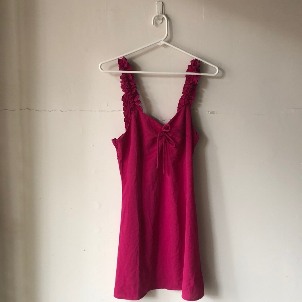 🆕 Nasty Gal Ruffle Strap Swing Dress